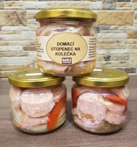 Domácí utopenec na kolečka 120 g