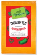 Cheddar Red s Jalapenjo - Lotyšsko | 1kg, vcelku 100g, krájený 100g